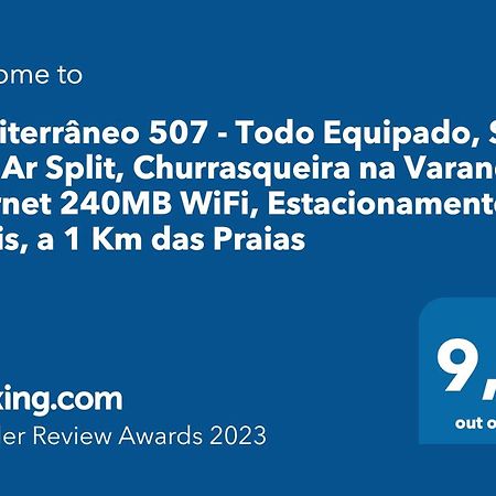 Mediterraneo 507 - Todo Equipado, Ar Condicionado, Churrasqueira Na Varanda, Internet Fibra 600Mb, Estacionamento Gratis 카보프리우 외부 사진